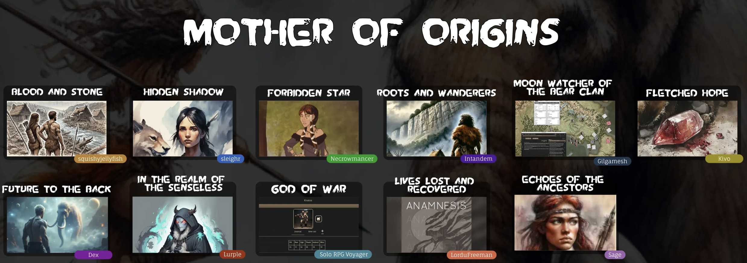 Mother of Origins LIVESTREAM and the upcoming event!